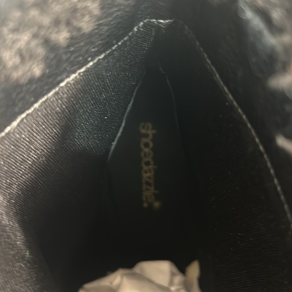 SHOEDAZZLE ANNELI PLATFORM BLOCK HEELS BOOTI LACE UP IN SIZE 10 - Picture 9 of 10